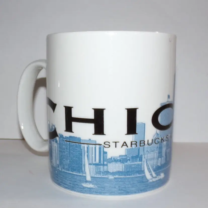 2005 Starbucks Skyline Barista Series One Chicago Windy City Coffee Tea Mug