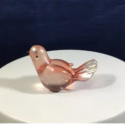 Pink Glass Bird