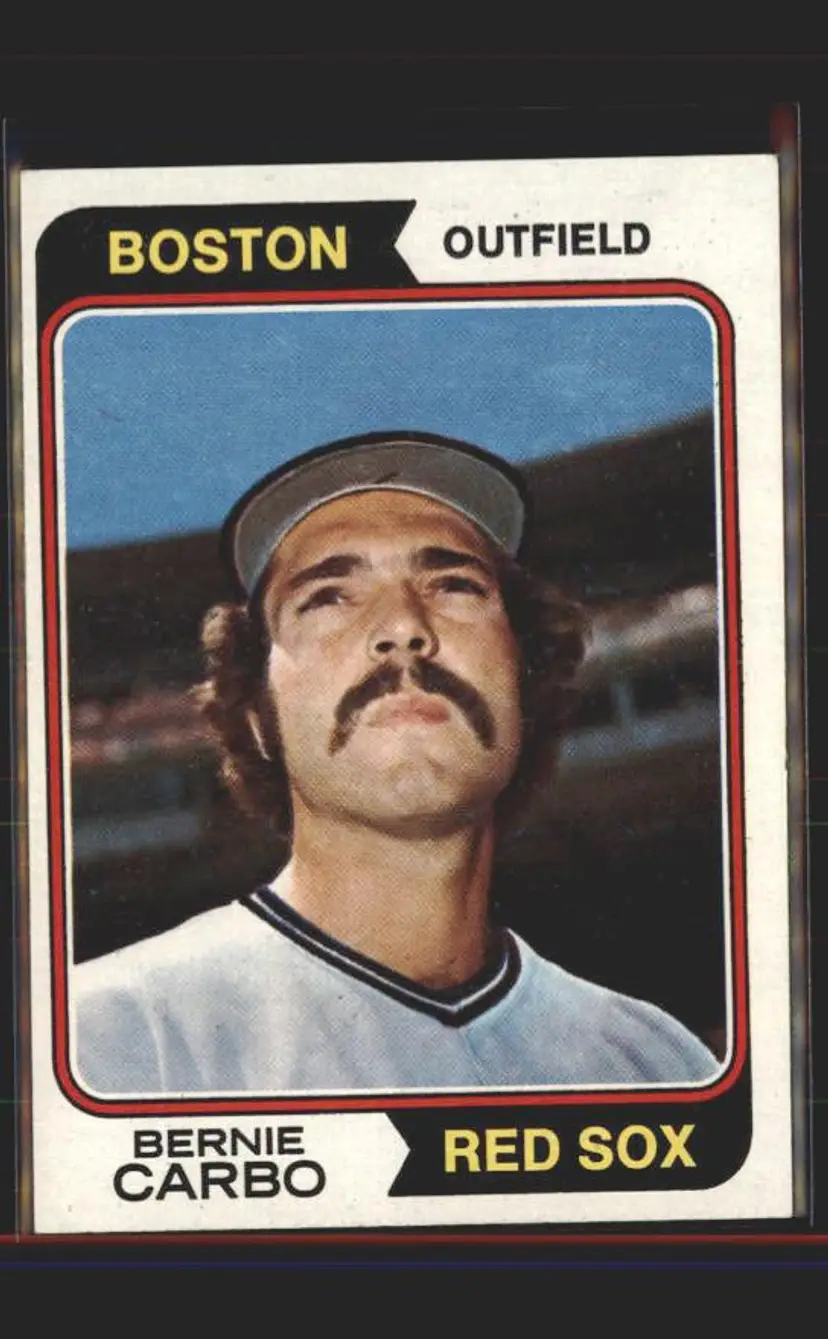 1974 Topps #621 Bernie Carbo - (pk5) - Boston Red Sox