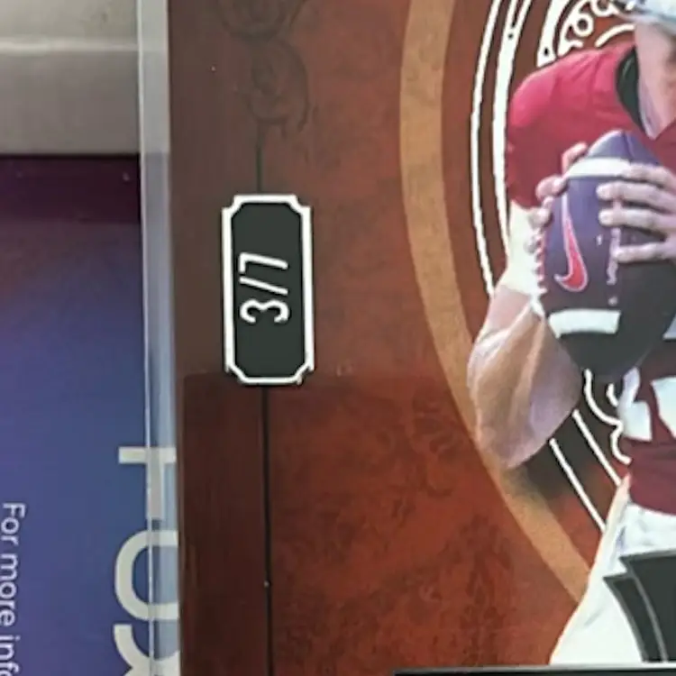 TY SIMPSON QB WILD 7 CARD STUDS 3/7 7CHR-60