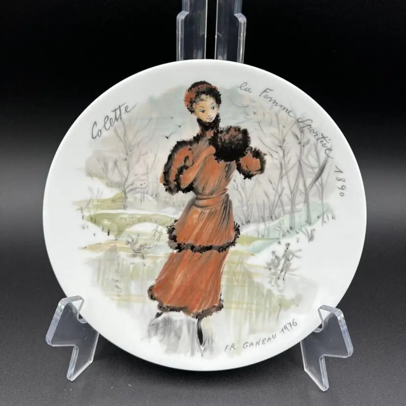 Limoges Henri D' Arceau Les Femmes Du Siecle Women of The Century AI 577 Colette