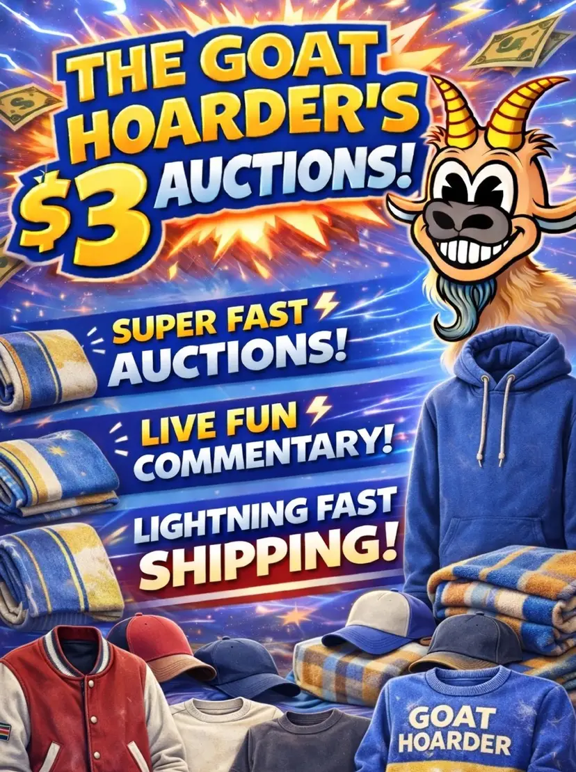 🔥🐐$3+ Starts🐐🔥Thrifted Threads Live🔥