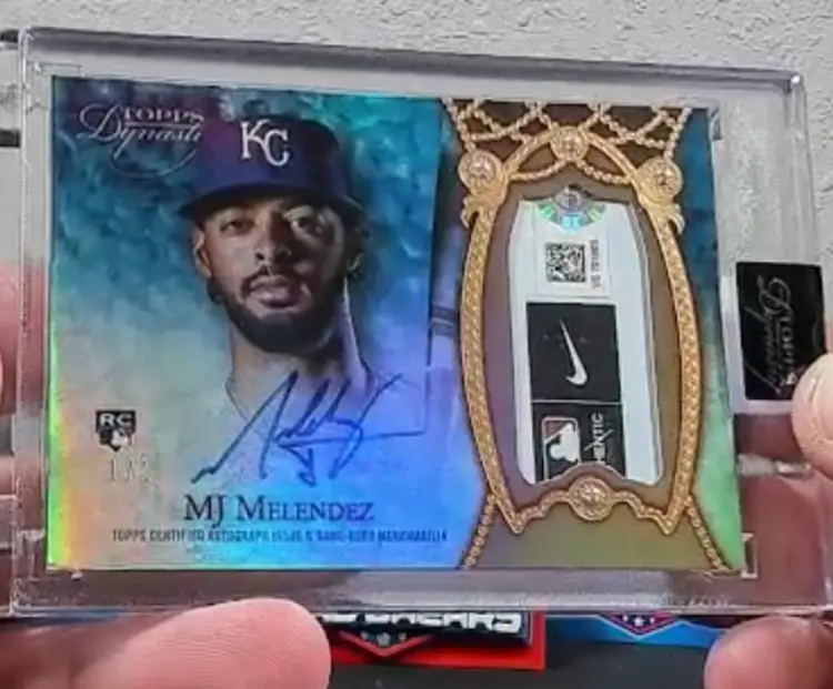 MJ Melendez 1/1 Rookie Topps Dynasty Nike Patch