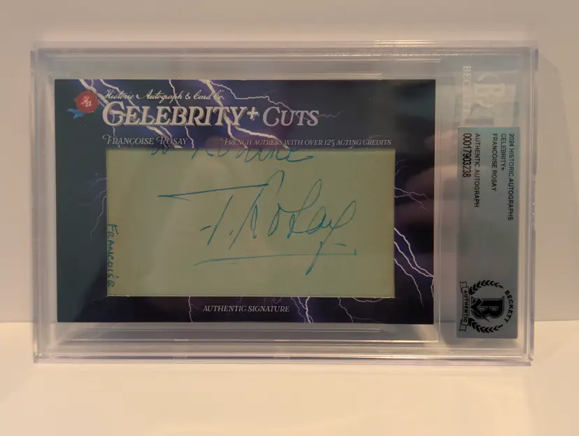 Françoise Rosay 2024 Historic Autographs Celebrity+ # Cut Auto 2/2 - () -