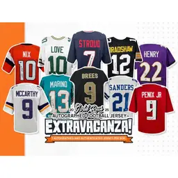 1x BOX | 2025 Gold Rush Autographed Football Extravaganza Jersey Box