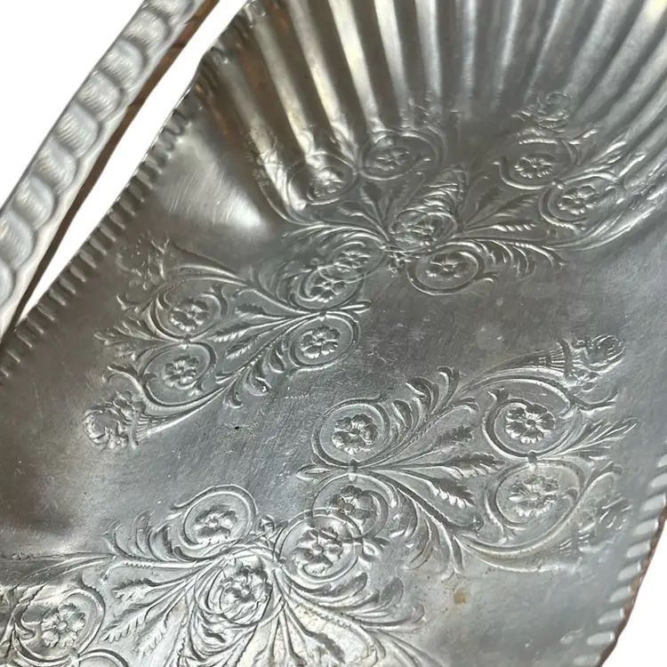 Beautiful Aluminum Handled Basket