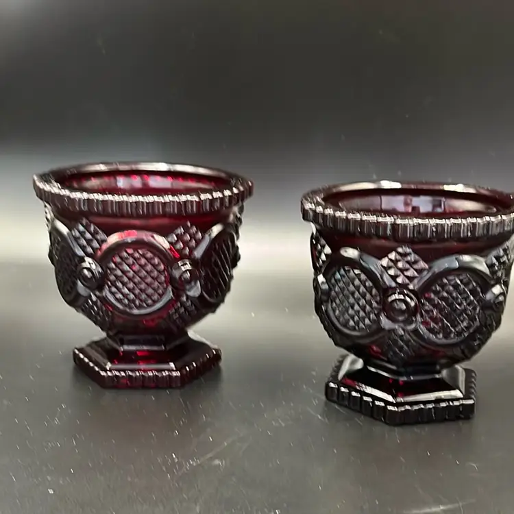 Set Of 2 Avon Cap Cod Custard Dishes