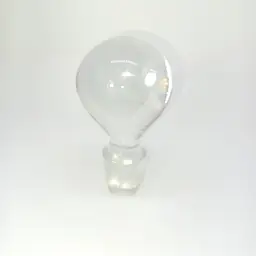 Unmarked Vintage Solid Glass Ball Decanter Stopper Topper EXCELLENT CONDITION