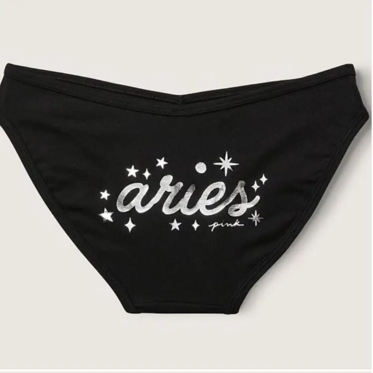 S-Victoria's Secret PINKCOTTON BIKINI UNDERWEAR Constellation✨️ Aries NWT