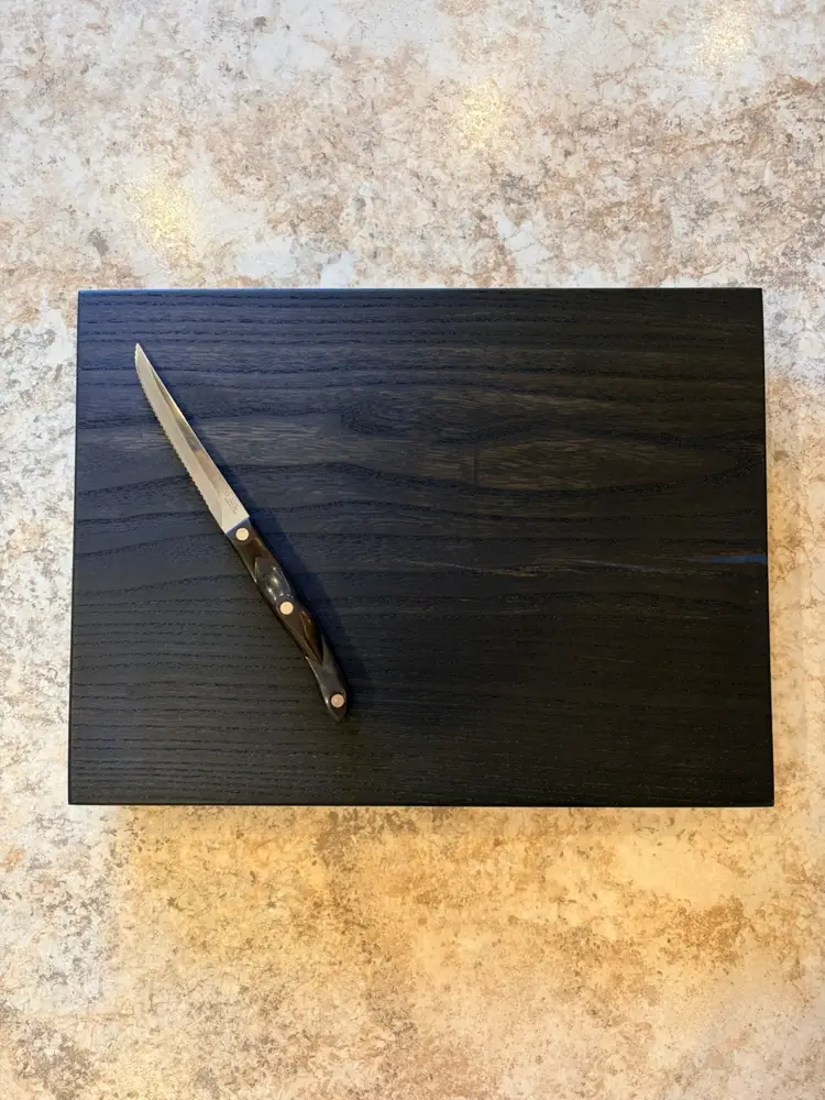 Midnight Blue Elm Cutting Board