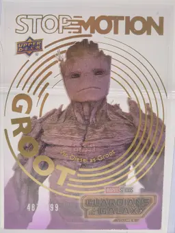 2024 Upper Deck GUARDIANS OF THE GALAXY VOL 3 GROOT STOP MOTION 487/699 #SM-1