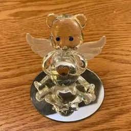 Handblown Angel Bear 2 X 2 1/2