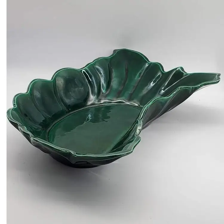 California Console Bowl Serving Dish Marked Claire Lerner 1950