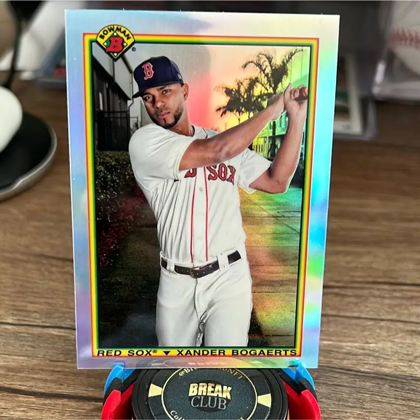 Xander Bogaerts 2020 Bowman Chrome 1990 Refractor Boston Red Sox
