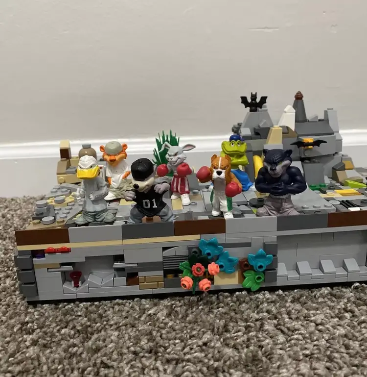 Vintage Lot Of 7 Neighborhood Rascals Homies Animal Figures