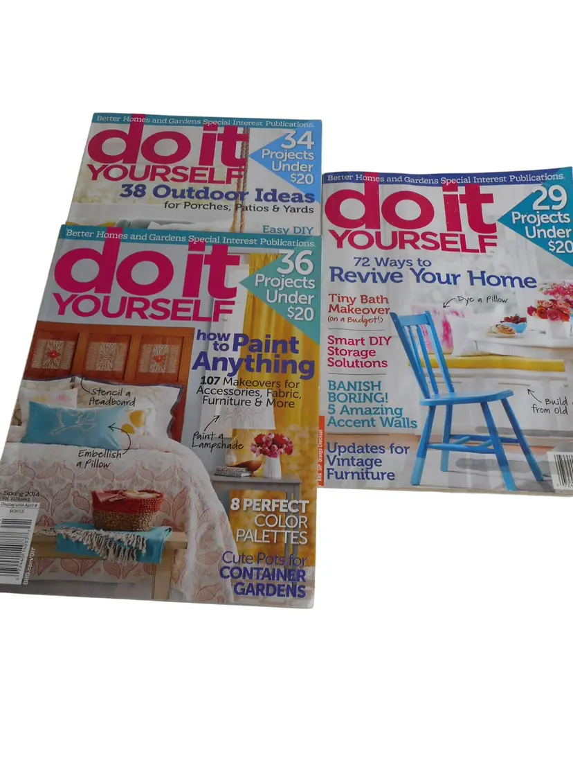 3 Do It Yourself Magazines 2014 Better Homes and Gardens Paint Outdoors
