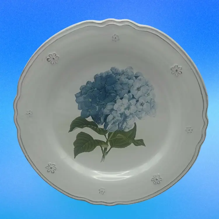 Pier 1 Set Of 4 Salad Plates, Antique Scroll Pattern