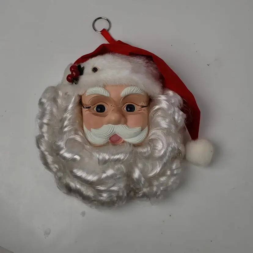 Telco Talking Santa Christmas Wall Decoration Motion Activated Musical Vintage 1995