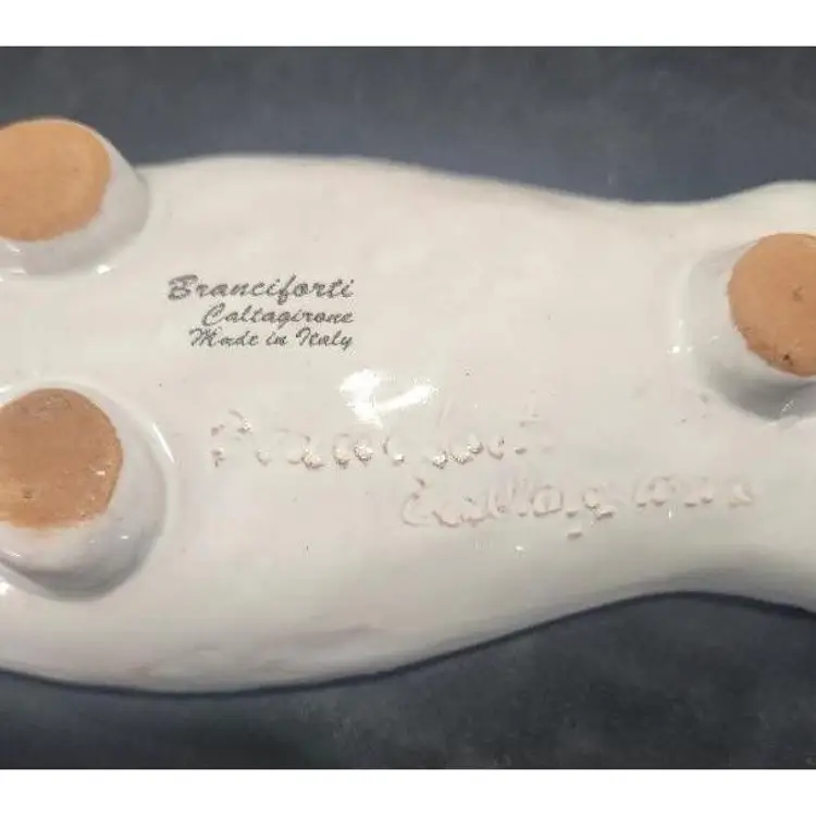 Branciforti Italian Pottery Fish Bowl Dish Ashtray