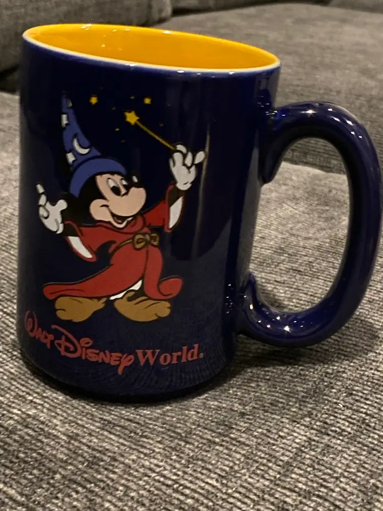 Walt Disney World Sorcerer Mickey Mouse Fantasia Mug