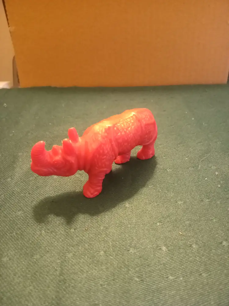 1950's Red rhinoceros