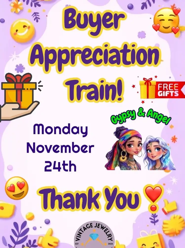Buyer Appreciation Train❣️ Gypsy & Angel 