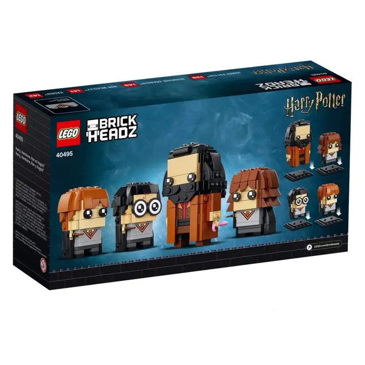 LEGO BrickHeadz Harry Potter 40495 Hermione Ron Hagrid New Sealed Retired Bubble Wrap