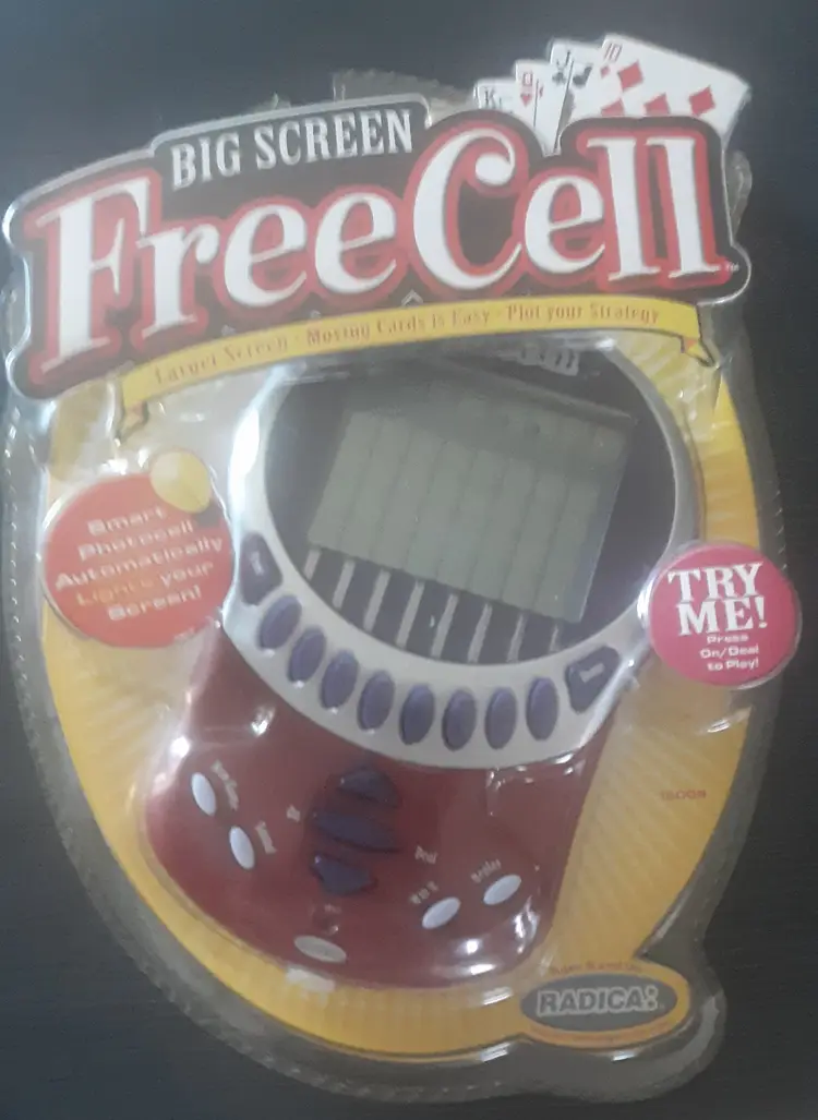 Radica Big Screen Free Cell..New