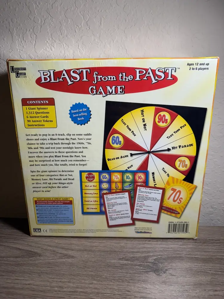 University Games Blast From The Past Game (Sealed) 💎