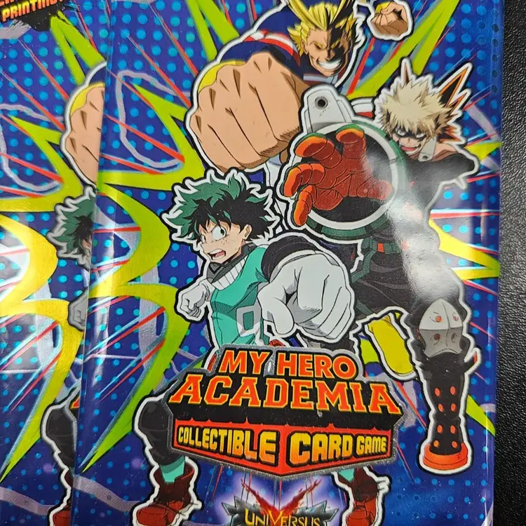 My Hero Academia Set Of 5 Booster Packs 1st Addition