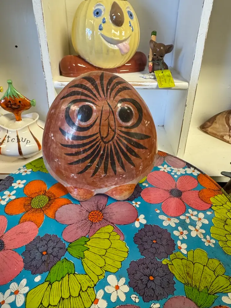 Vintage Tonala Owl Figurine