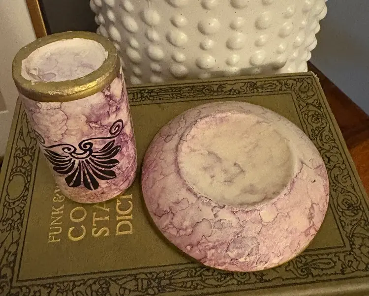 Vintage 1950’s Leaning Tower Of Pisa Souvenir Ashtray And Cigerette Holder