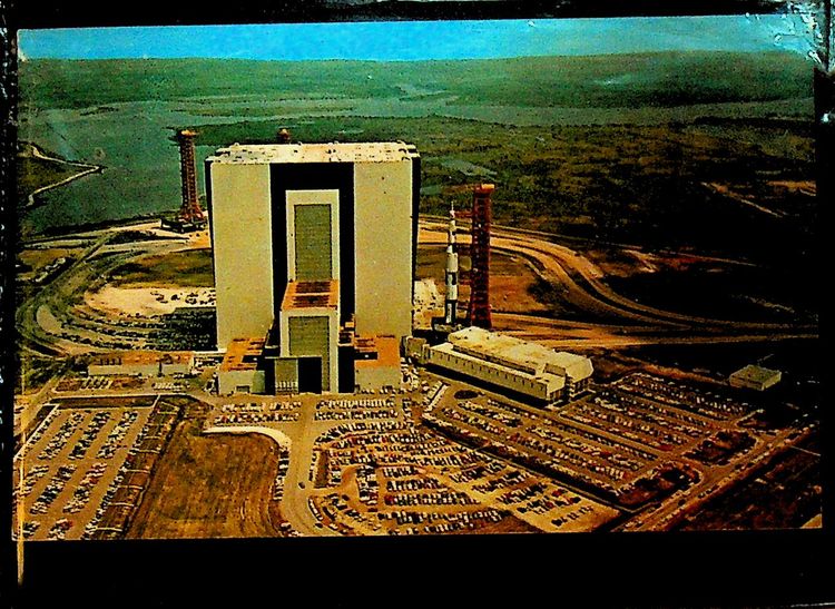 John F Kennedy Space Center NASA Postcard 1973