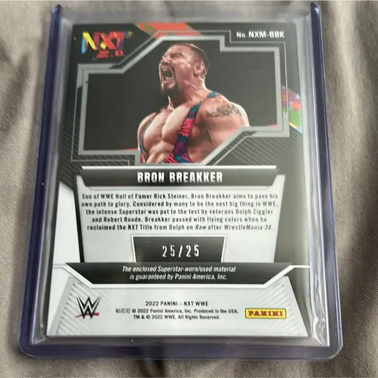 Bron Breakker Tye Dye Patch Nxt 2.0 25/25