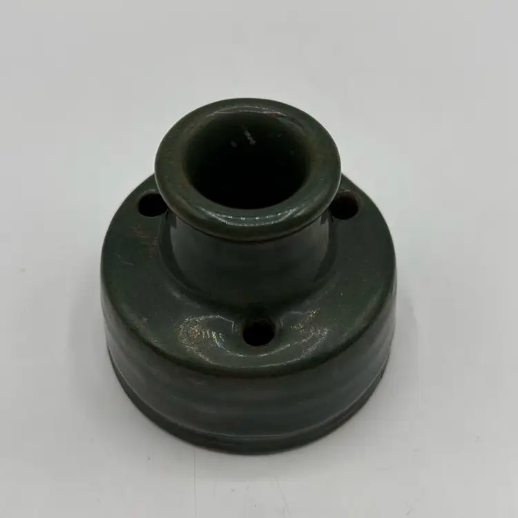 Old Sturbridge Village Pottery Inkwell And Pen Holder Marked 51339