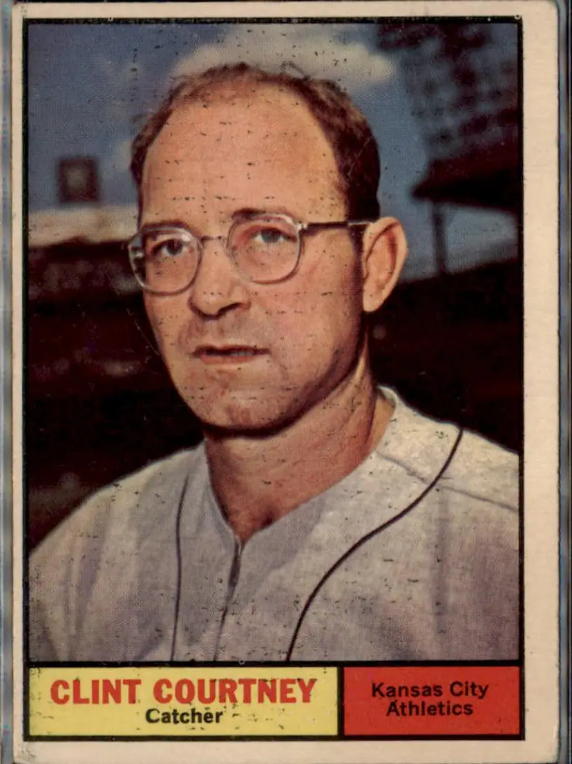 1961 Topps #342 Clint Courtney - ( ) - Kansas City Athletics
