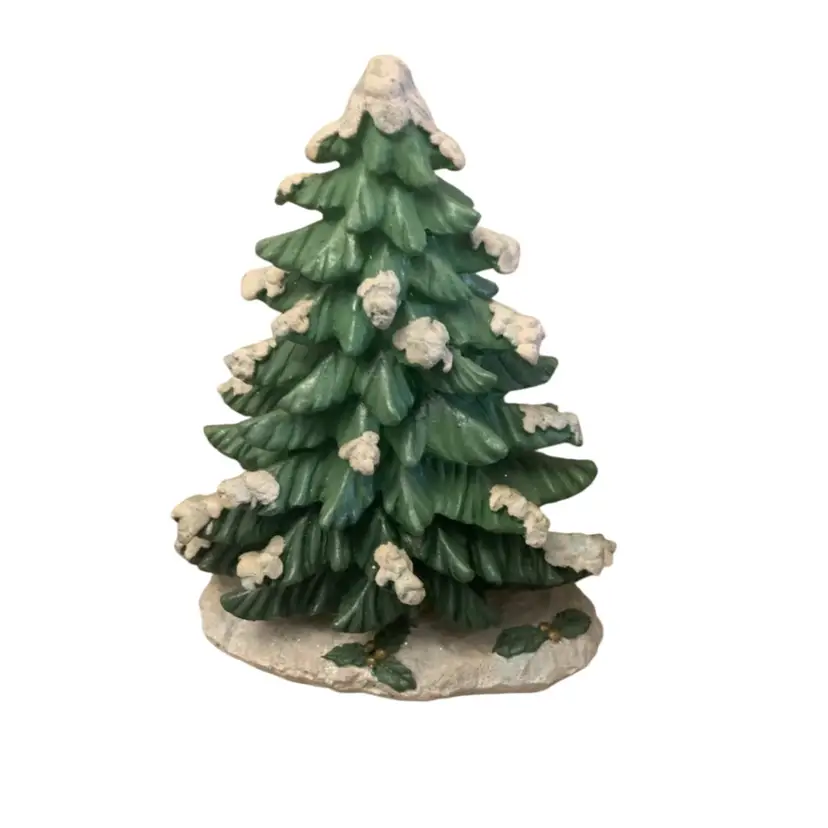 Resin Christmas Tree 6 X 2 3/4 X 7 3/4 Inches