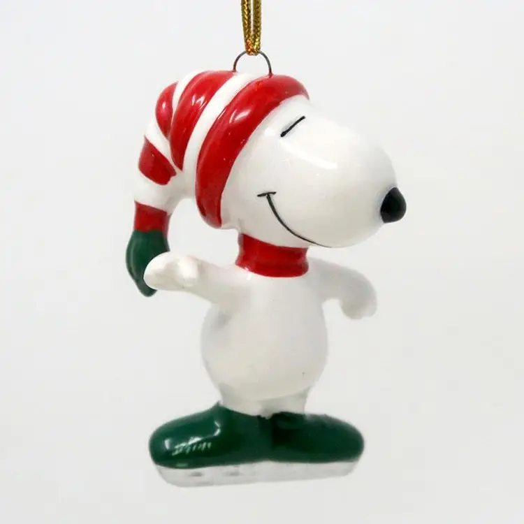 Snoopy Ice Skating Christmas Ornament  - Peanuts