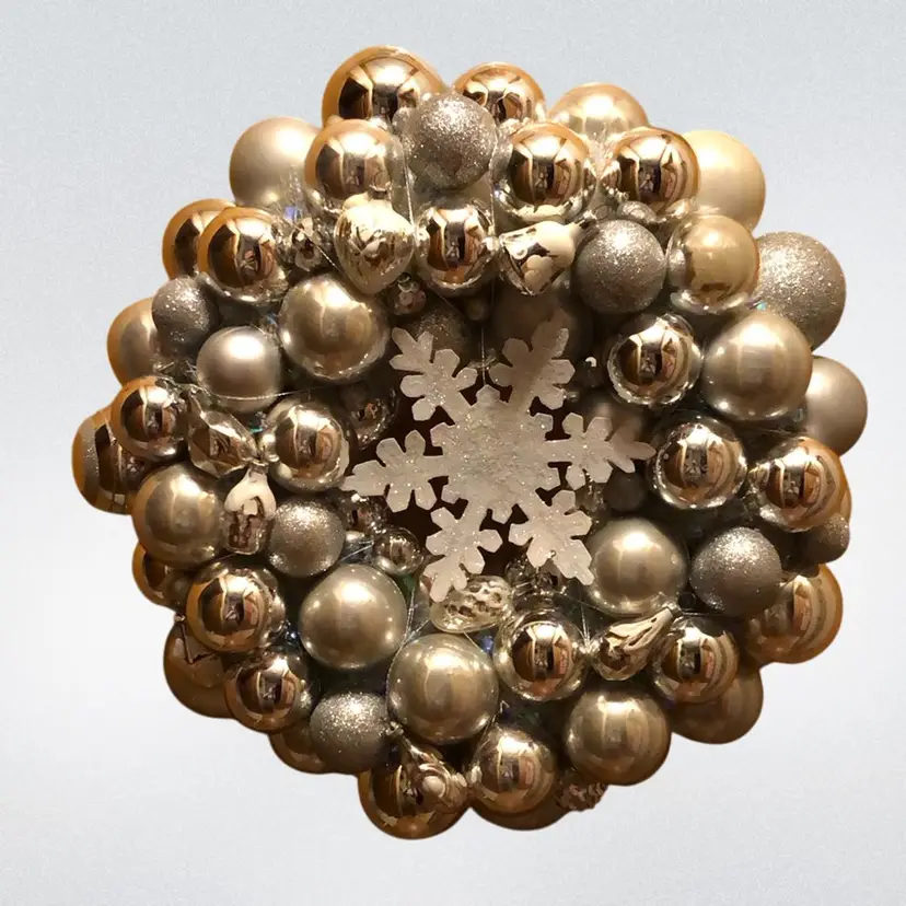 Silver Ornament Wreath