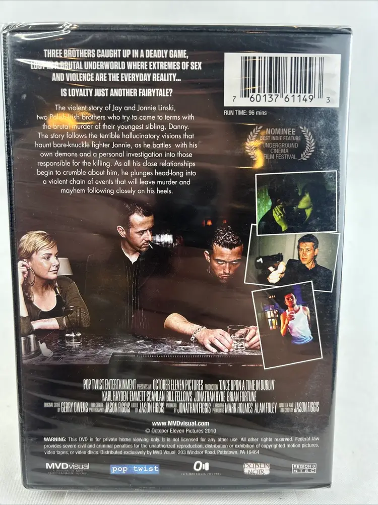 ONCE UPON A TIME IN DUBLIN (DVD, 2009) Action Thriller NIB NEW SEALED