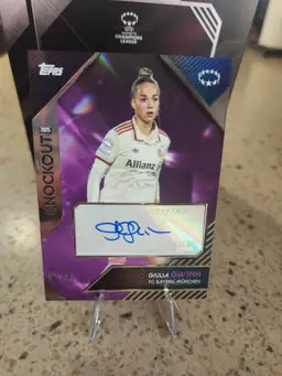 24-25 Topps UWCL Knockout Giulia Gwinn auto /25