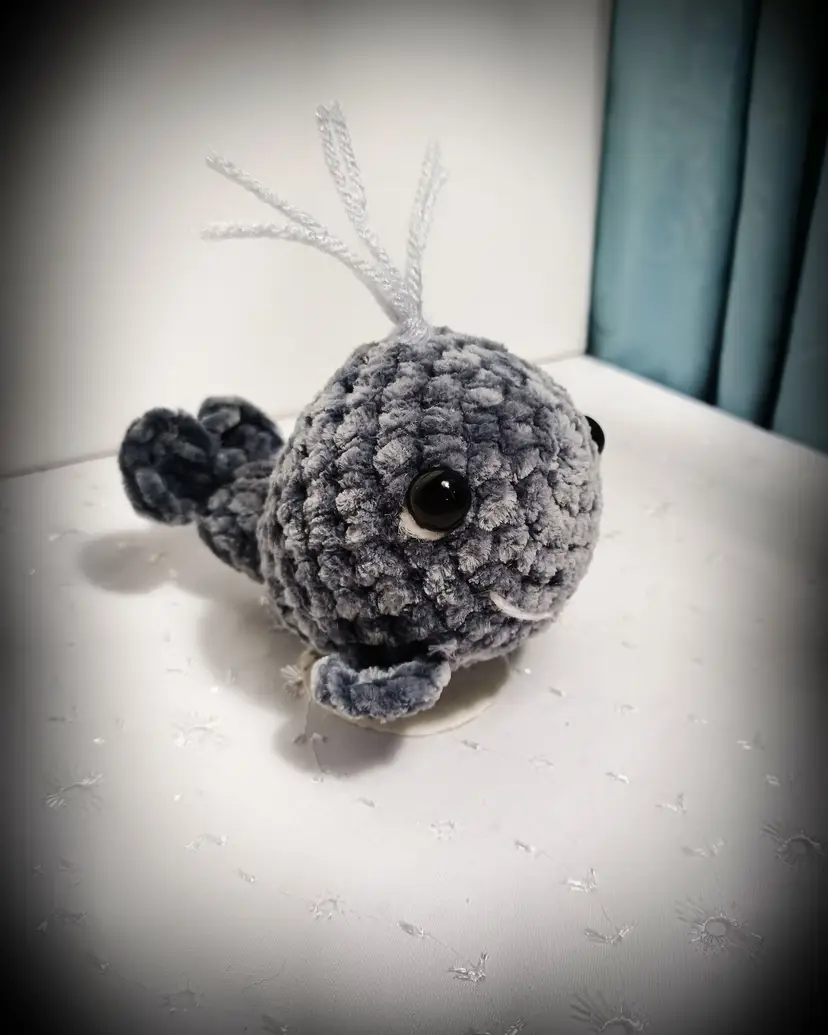 My little chenille whale
