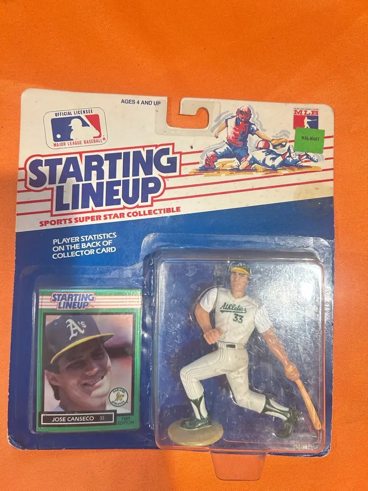 Vintage 1989 JOSE CANSECO Oakland Athletics A's Starting Lineup Bash Brother