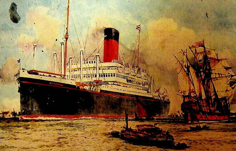 SS Minnetonka Unused Postcard Ship