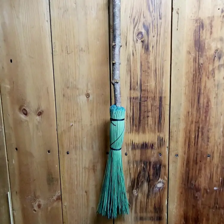 Rustic Green Ritual Besom