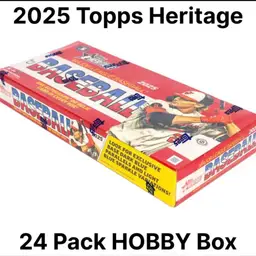 1x HOBBY PACK of 2025 Topps Heritage Baseball