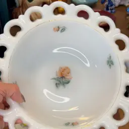 Milk Glass Bowl