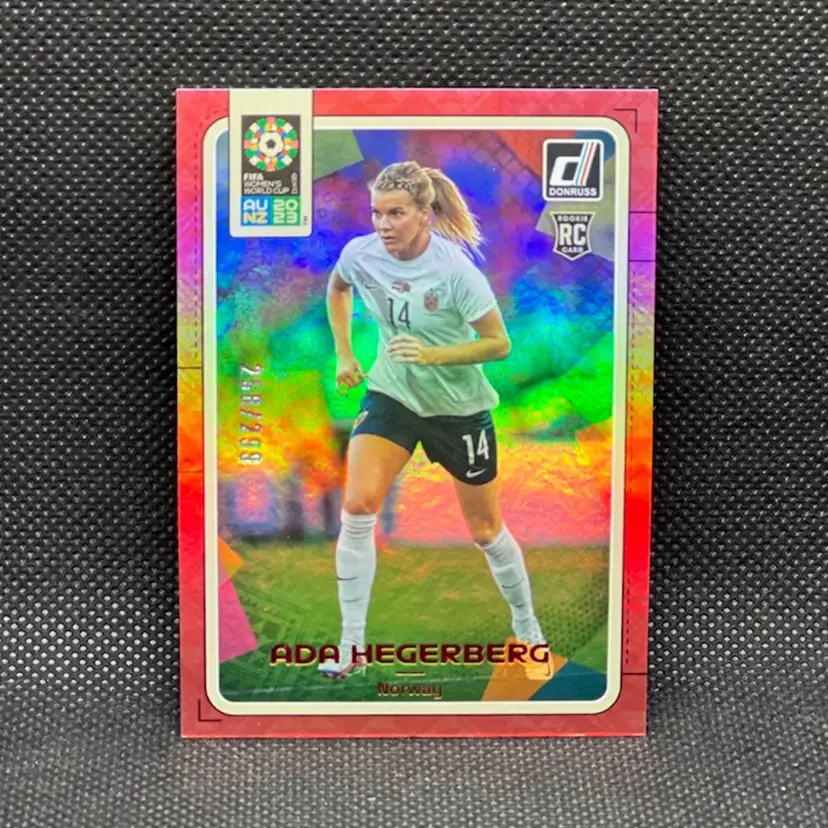 Ada Hegerberg 2023 Donruss Women’s World Red /299 Norway Soccer Card