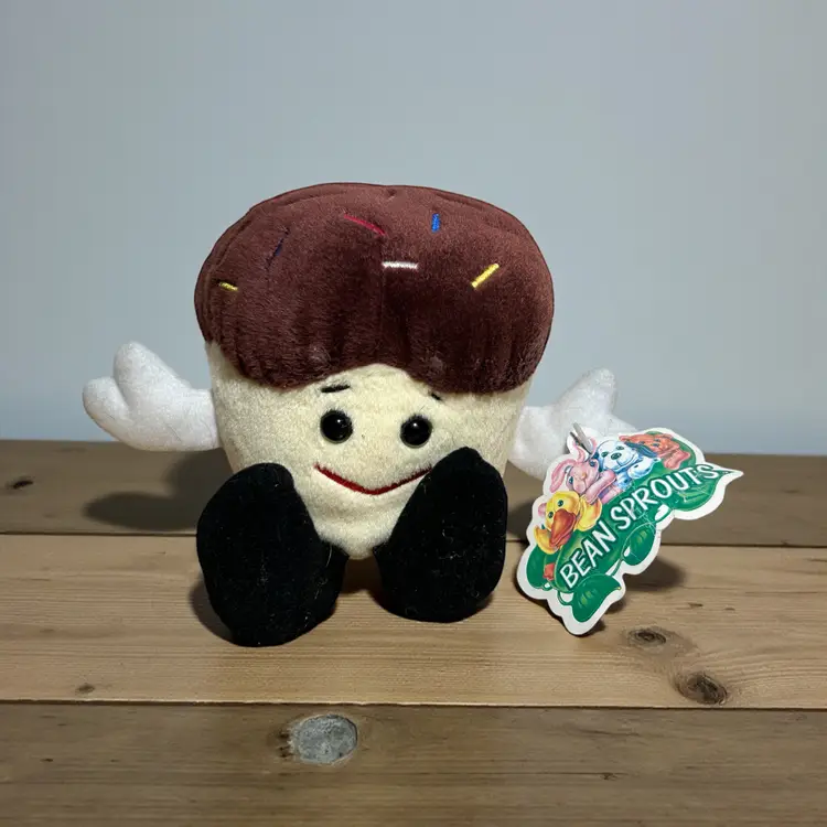 Bean Sprouts Entenmanns Sprinkles Bean Bag Sweeties Cupcake LE 100th Anniversary