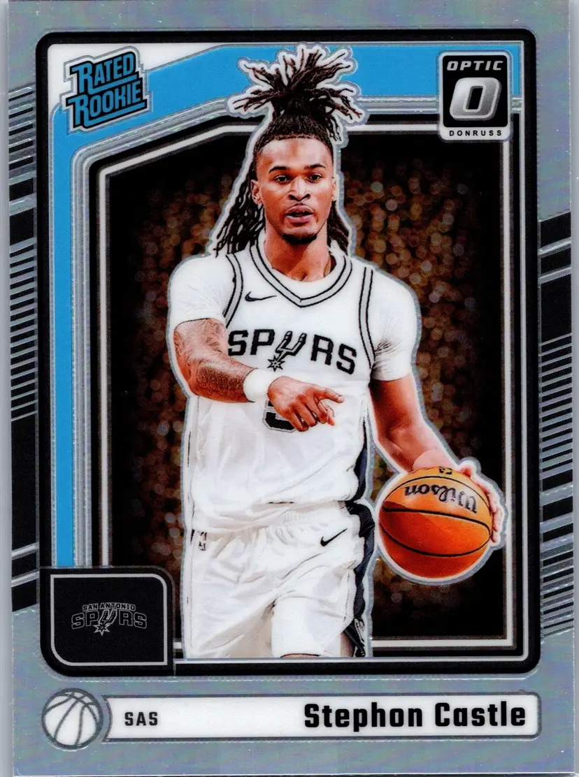 2024 Panini Donruss Optic Stephon Castle #254 Holo Prizm RC Rated Rookie
